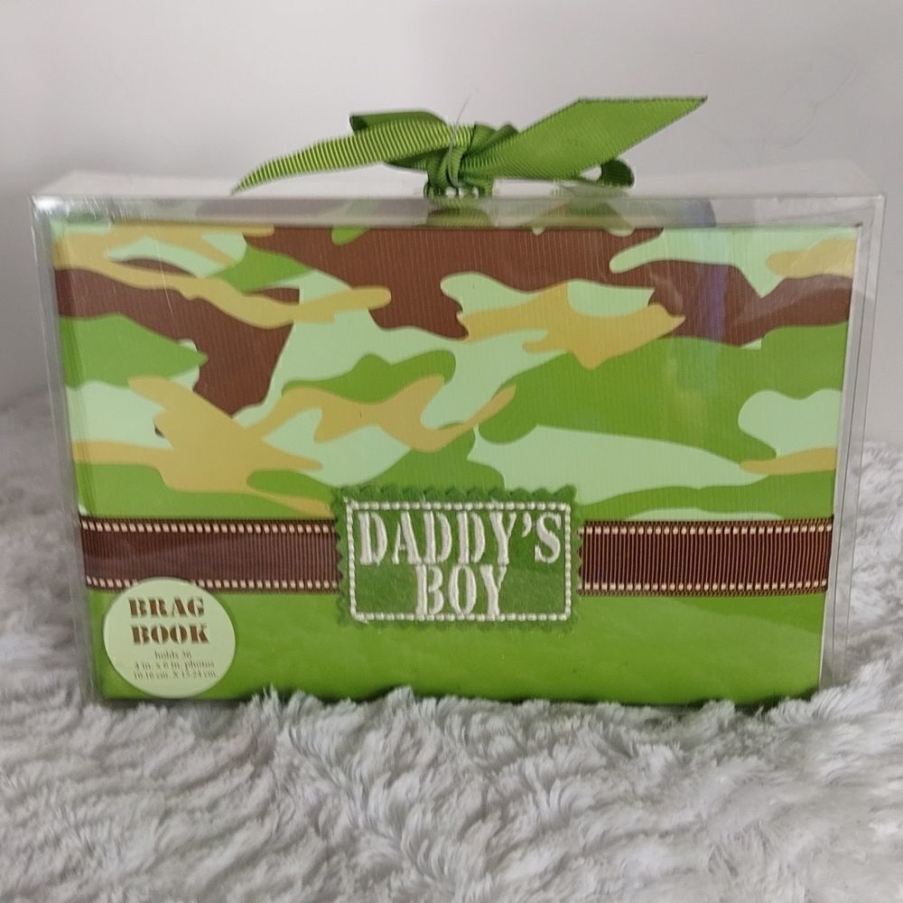 "Daddy's Boy Camo Brag Book